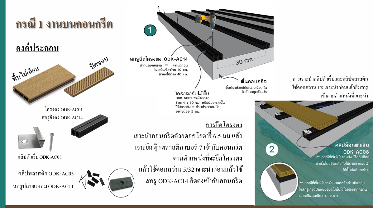 ติดตั้งพื้น1 การติดตั้งพื้น